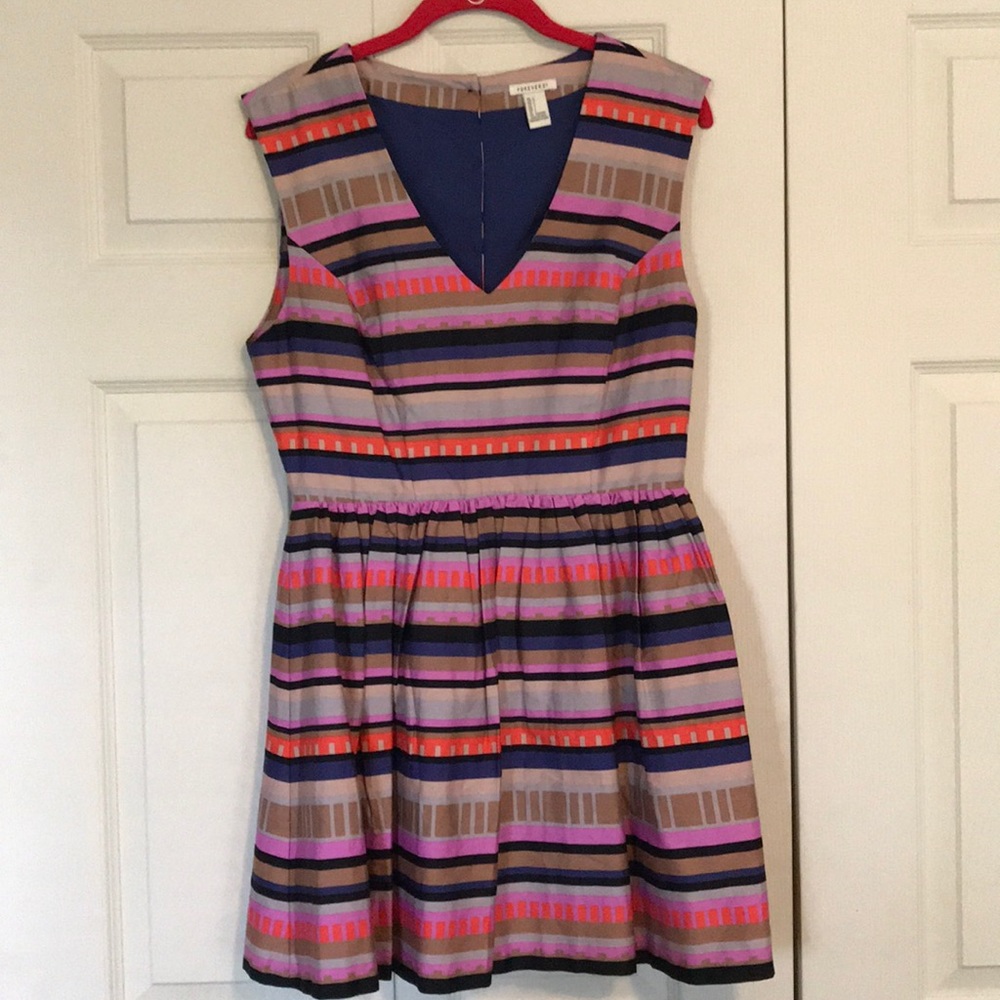 Multi colored short dress